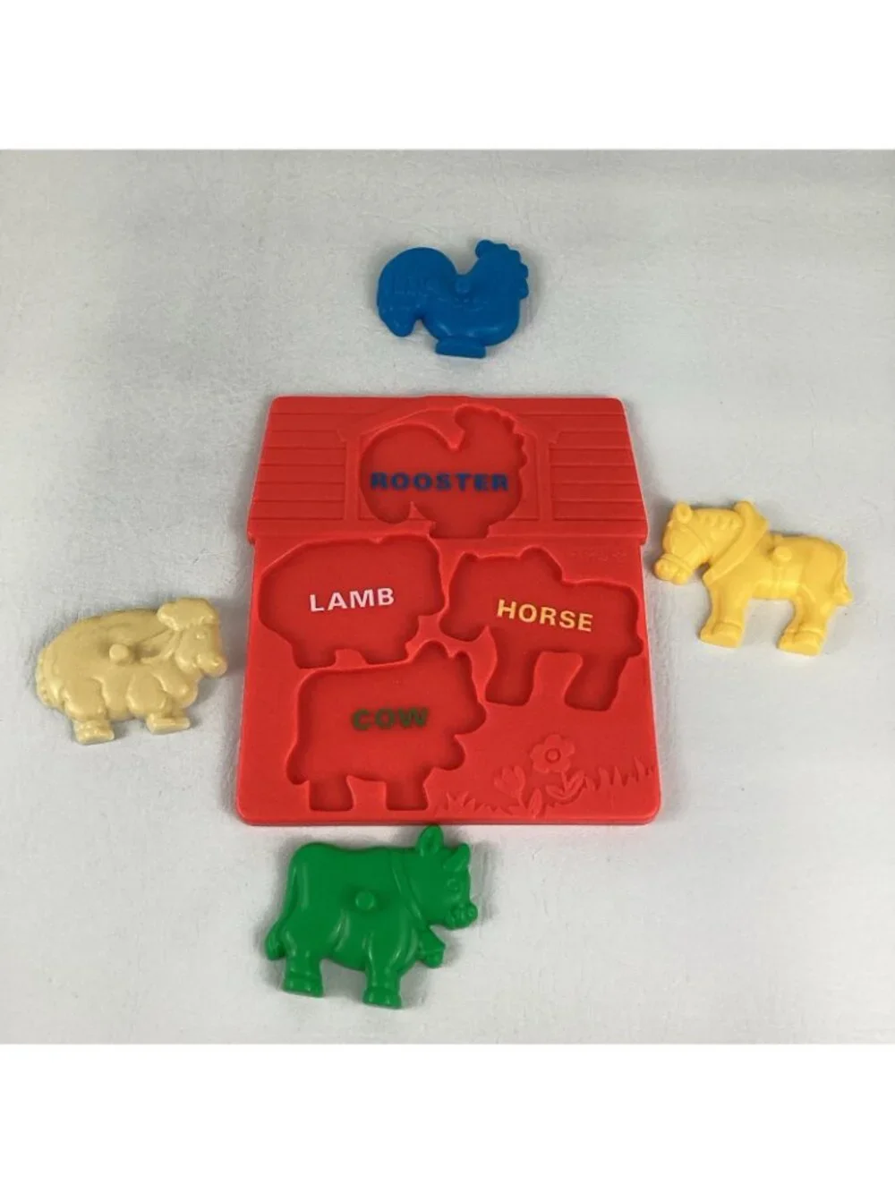 Rainbow Shape Sorter Eggs Counting Numbers Colors Vintage Evenflo Puzzle Lot